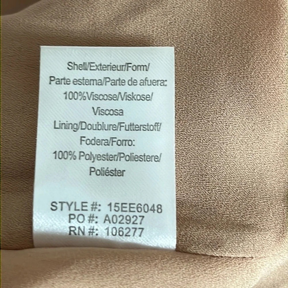 Hale Bob Joan Abstract Floral Print Tiered Ruffle Dress - Size Small - Picture 6 of 7